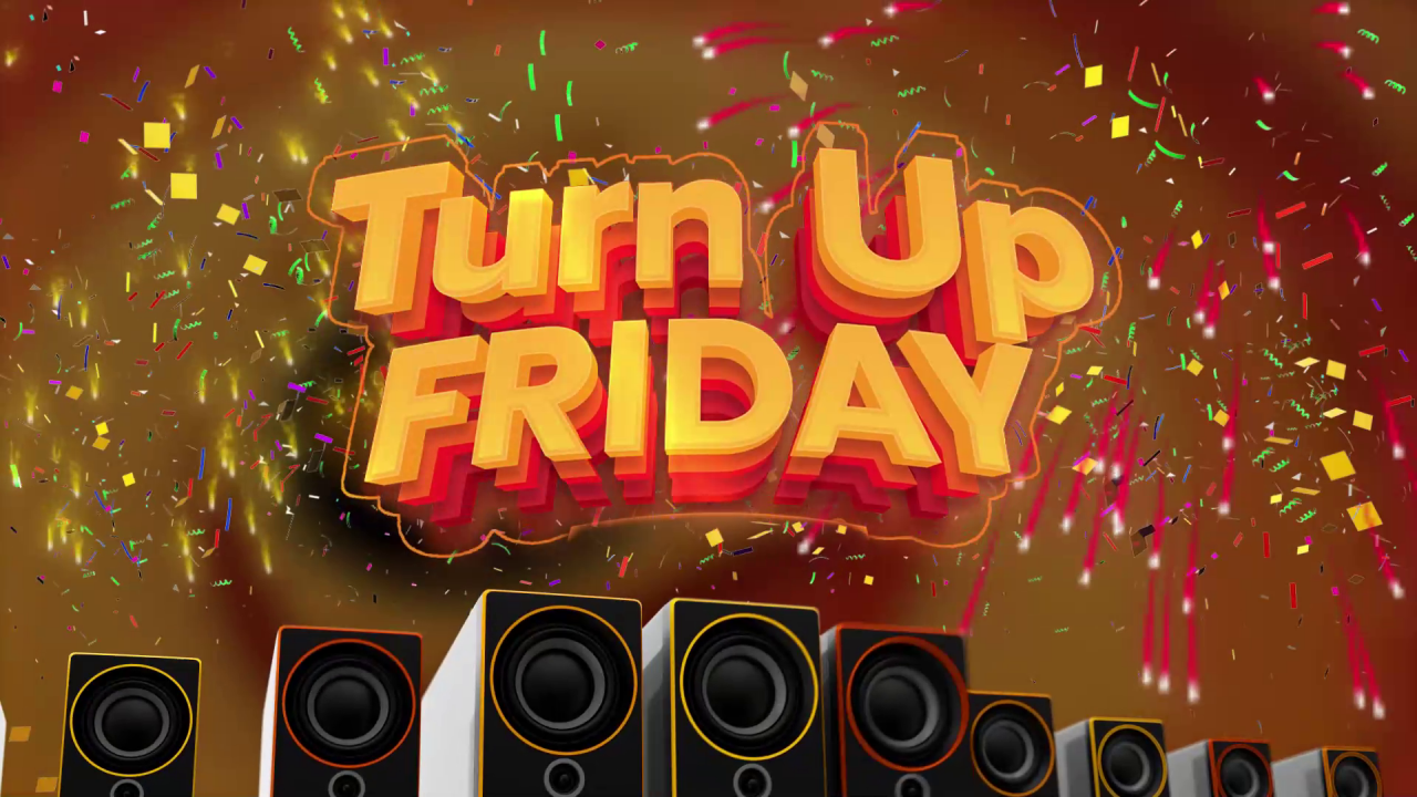 Africa Magic Turn Up Friday promo frame