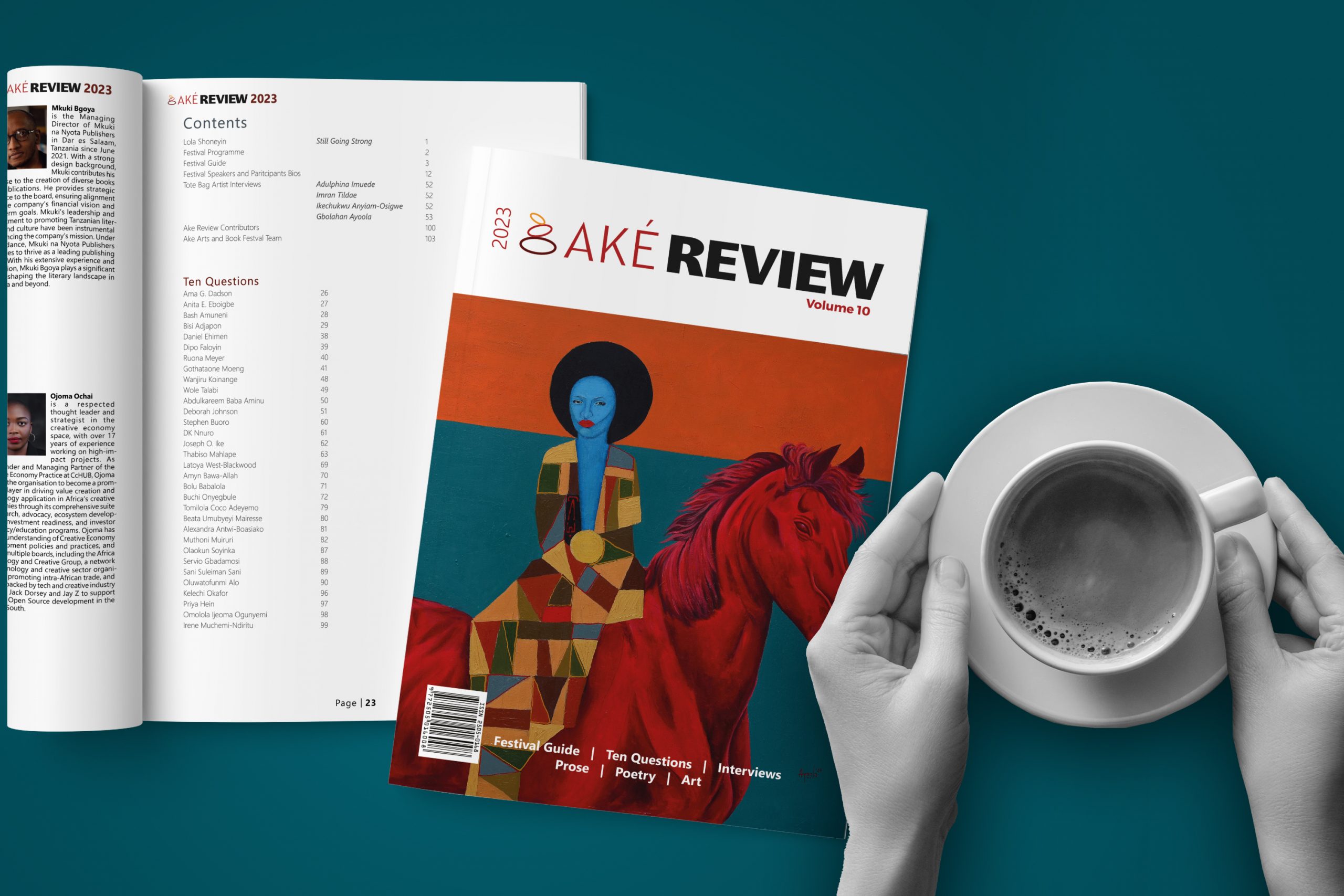 Ake review 2023 Editorial Layout Design and Cover