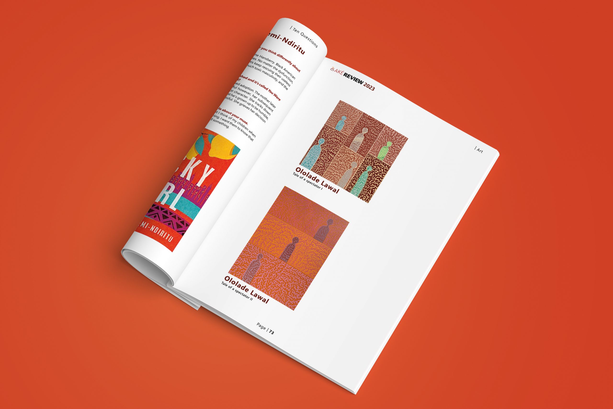 Ake review 2023 Editorial Layout Design